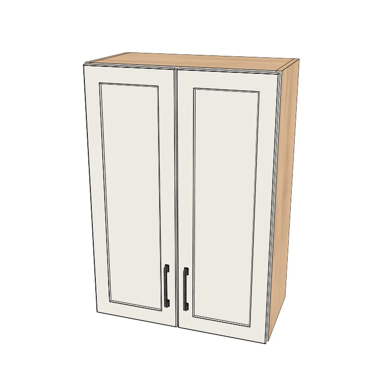 24" Wide x 34" High Wall Cabinet - (Ply Wood Boxes - Painted Doors)