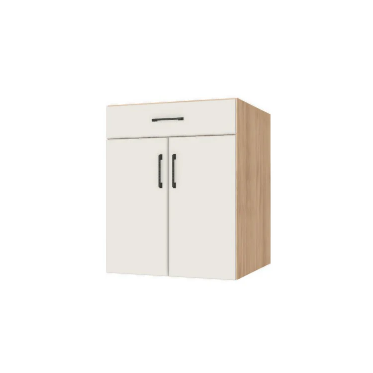 25" Wide Base Cabinet With Drawer On Top - (Ply Wood Boxes - Flat Panel Doors)