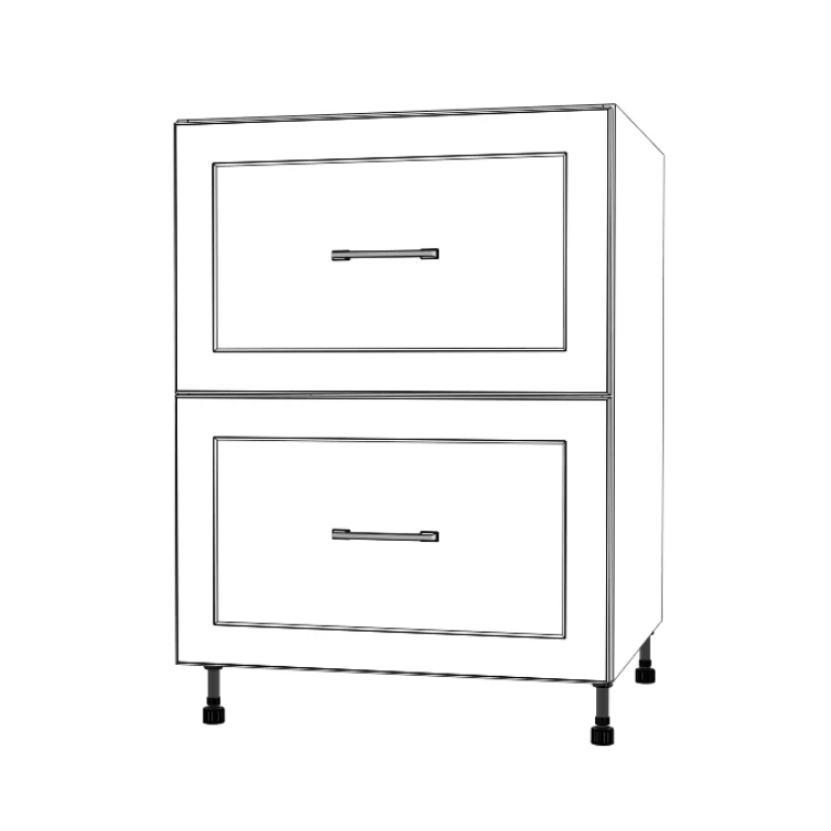 25" Wide Drawer Cabinet - Thermofoil Doors - Image 5