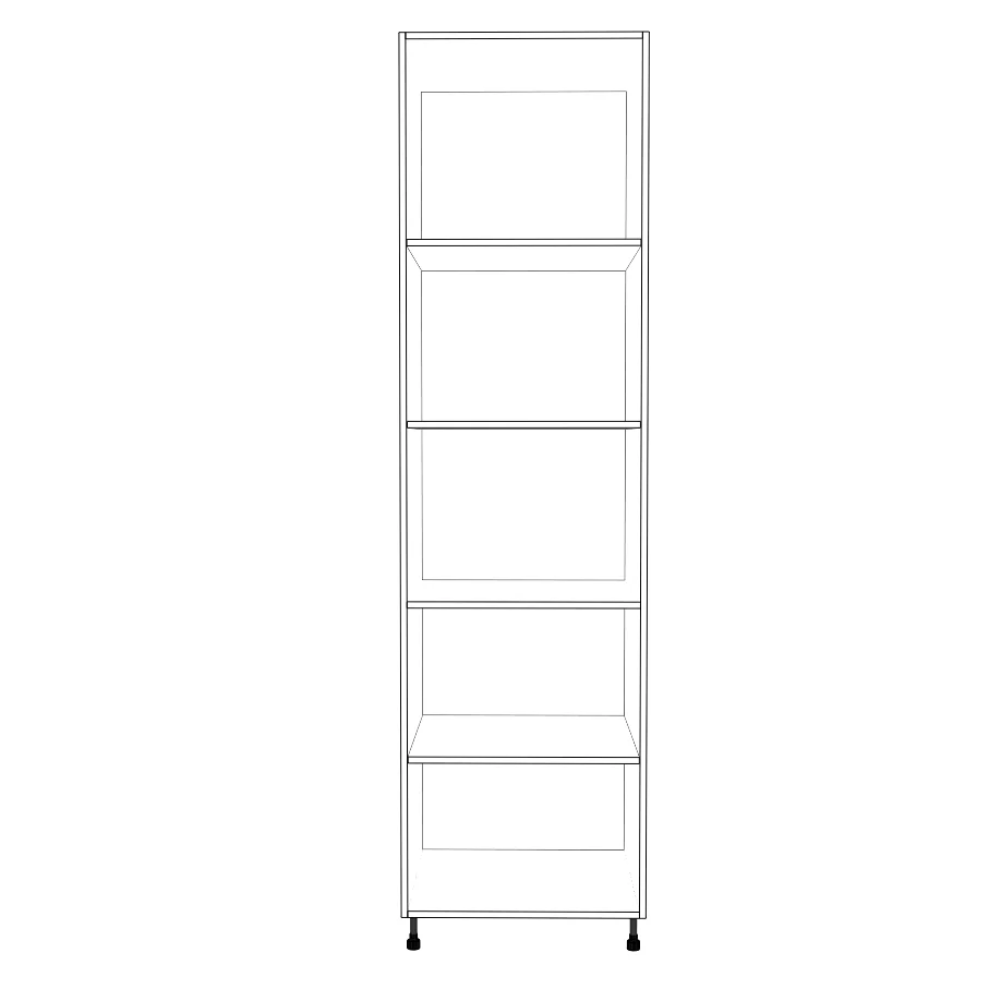 25" Wide Tall Pantry Cabinet - Painted Doors - Image 2