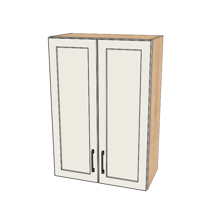 25" Wide x 36" High Wall Cabinet - (Ply Wood Boxes - Painted Doors)