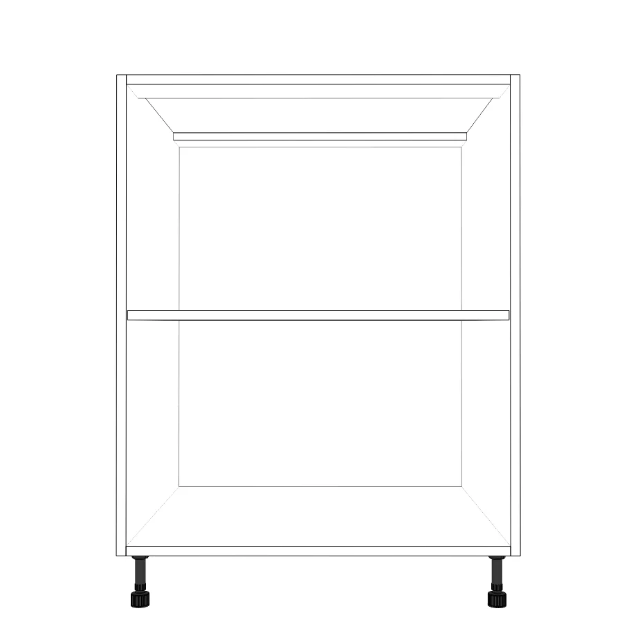 26" Wide Base Cabinet - Painted Doors - Image 2