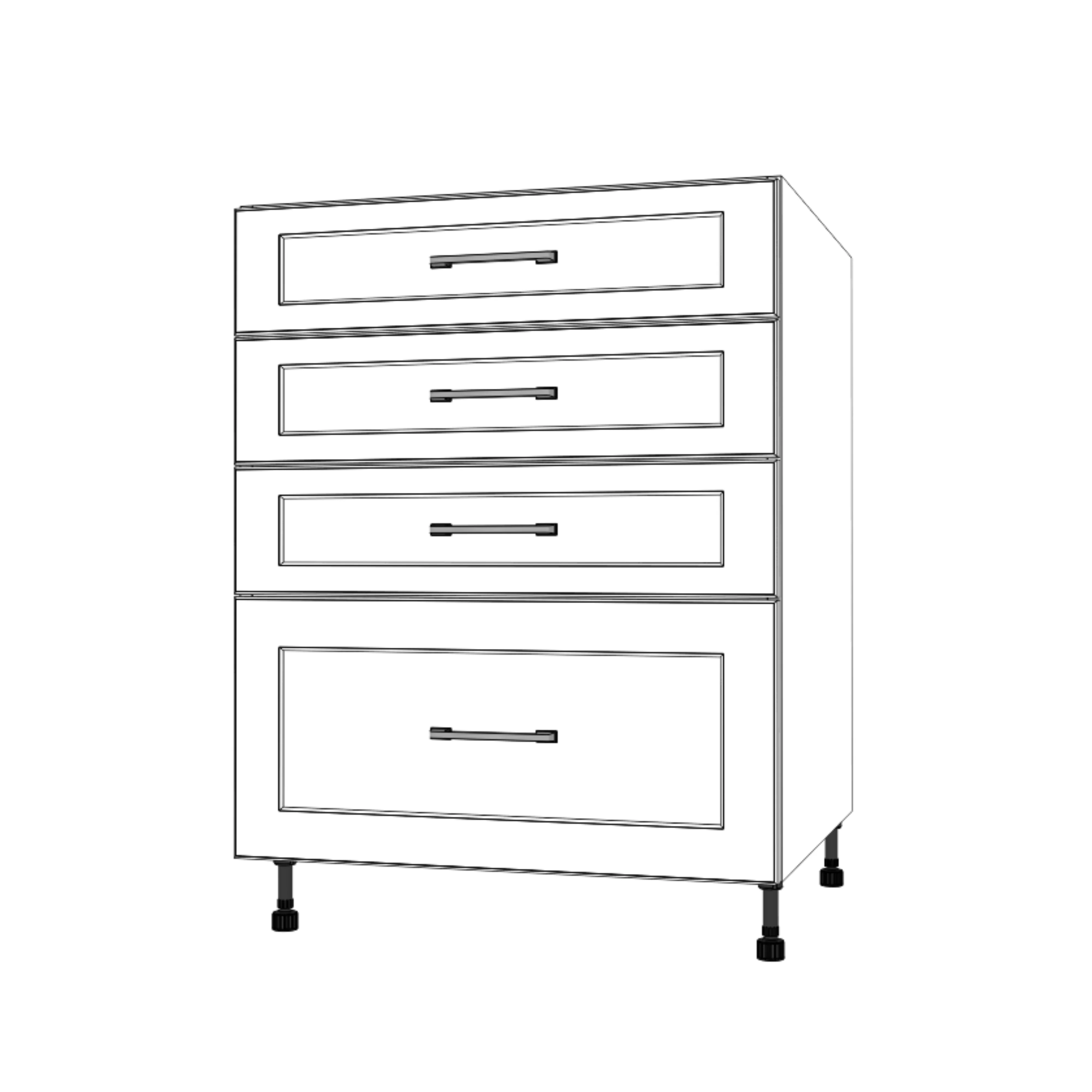 26" Wide Drawer Cabinet - Thermofoil Doors - Image 2