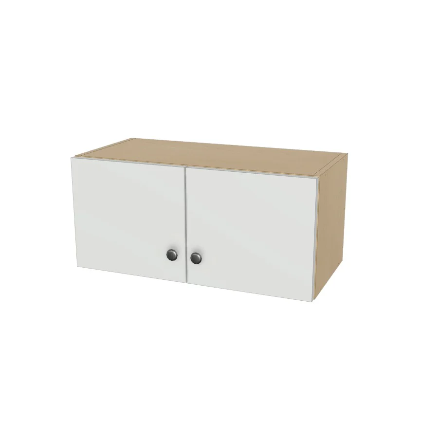 26" Wide x 12" High Wall Cabinet - (Hardrock Maple Boxes - Flat Panel Doors)