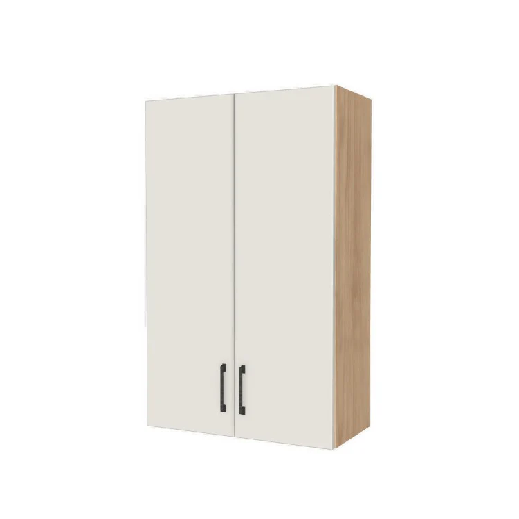 26" Wide x 42" High Wall Cabinet - (Hardrock Maple Melamine Boxes - Flat Panel Doors)
