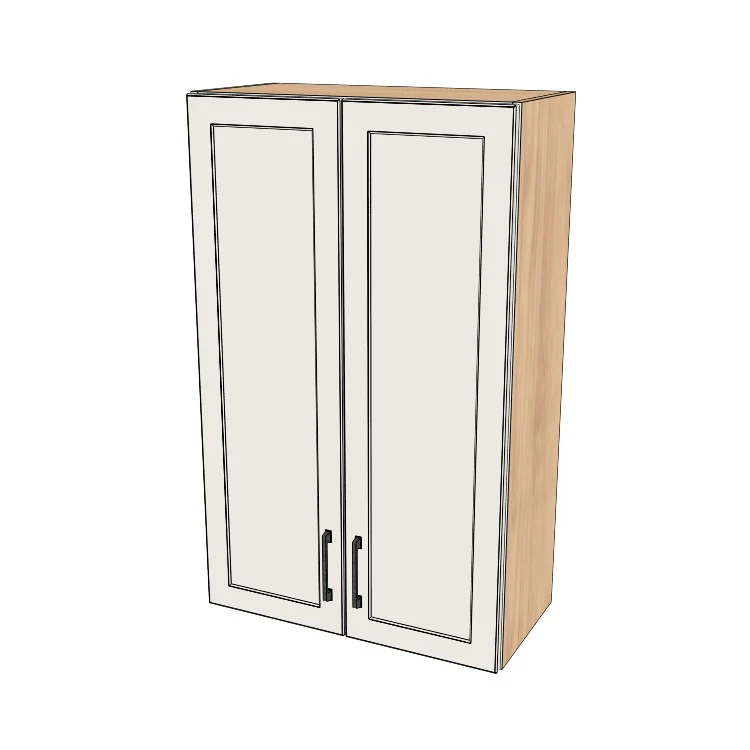 26" Wide x 42" High Wall Cabinet - (Ply Wood Boxes - Thermofoil Doors)