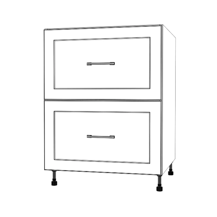 27" Wide Drawer Cabinet - Thermofoil Doors - Image 5