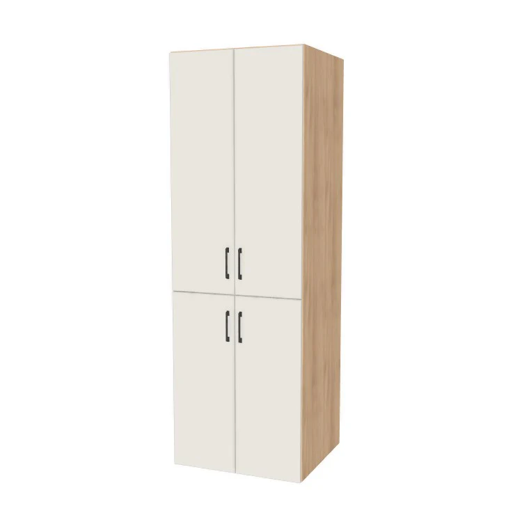 27" Wide Tall Pantry Cabinet - (Ply Wood Boxes - Flat Panel Doors) 24 D