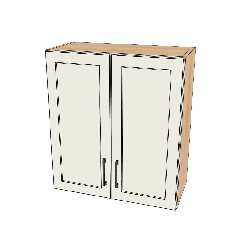 27" Wide x 30" High Wall Cabinet - (Ply Wood Boxes - Thermofoil Doors)