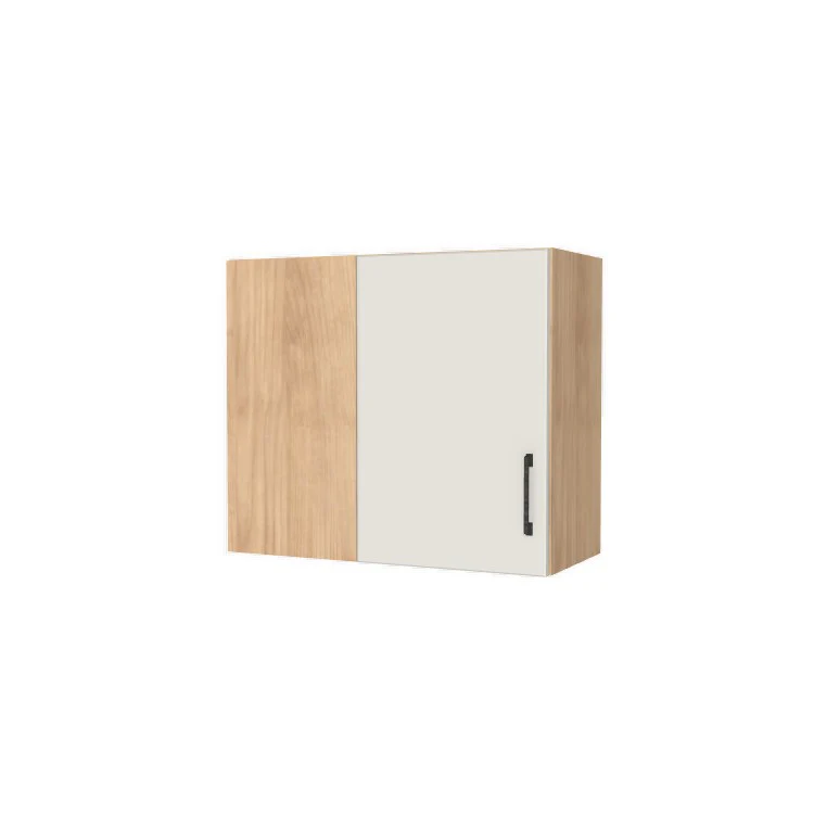 28" Wide 24" High Blind Corner Wall Cabinet - Door on Right/Left Side - (Hardrock Maple Melamine Boxes - Flat Panel Doors)