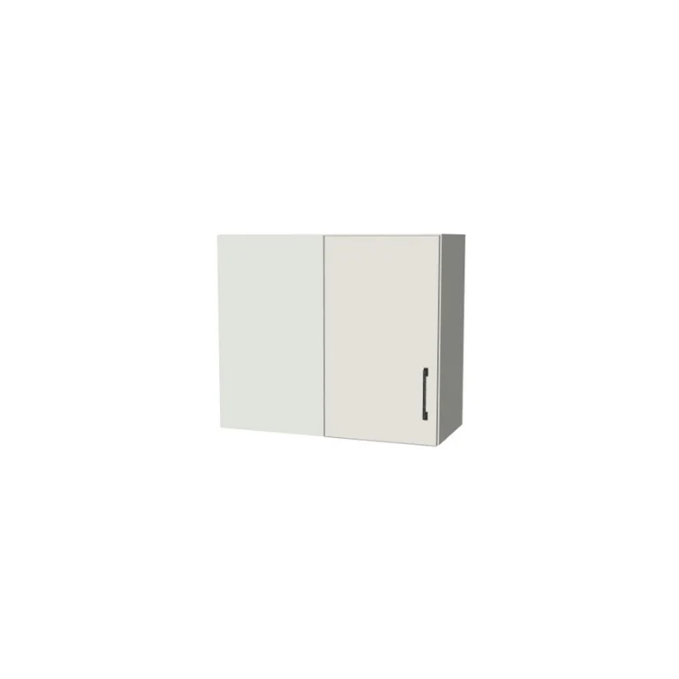 28" Wide 24" High Blind Corner Wall Cabinet - Door on Right/Left Side - (White Melamine Boxes - Flat Panel Doors)