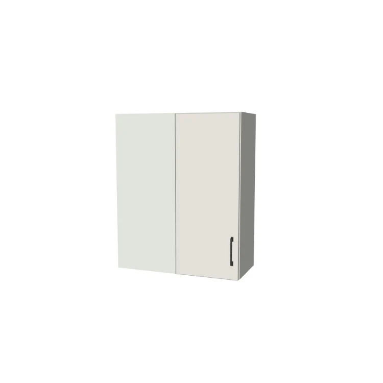 28" Wide 34" High Blind Corner Wall Cabinet - Door on Right/Left Side - (White Melamine Boxes - Flat Panel Doors)