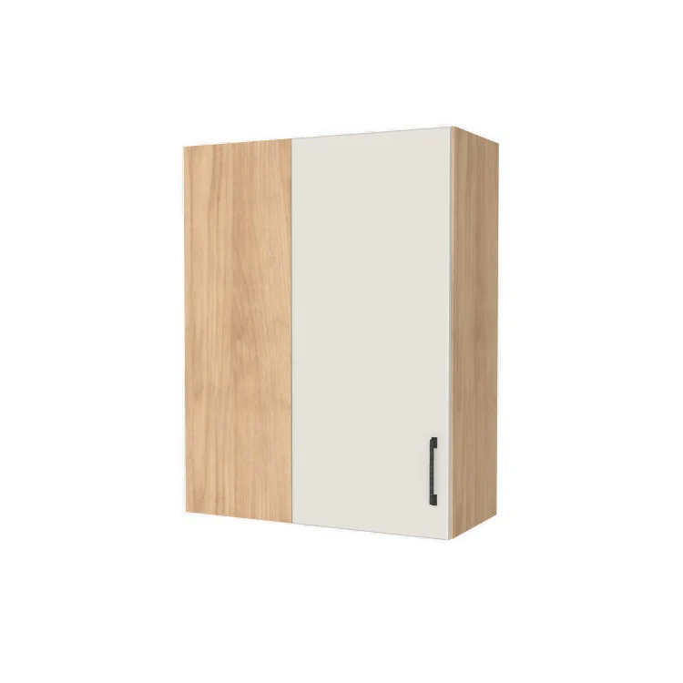 28" Wide 36" High Blind Corner Wall Cabinet - Door on Right/Left Side - (Hardrock Maple Melamine Boxes - Flat Panel Doors)