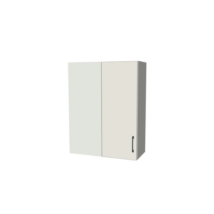 28" Wide 36" High Blind Corner Wall Cabinet - Door on Right/Left Side - (White Melamine Boxes - Flat Panel Doors)