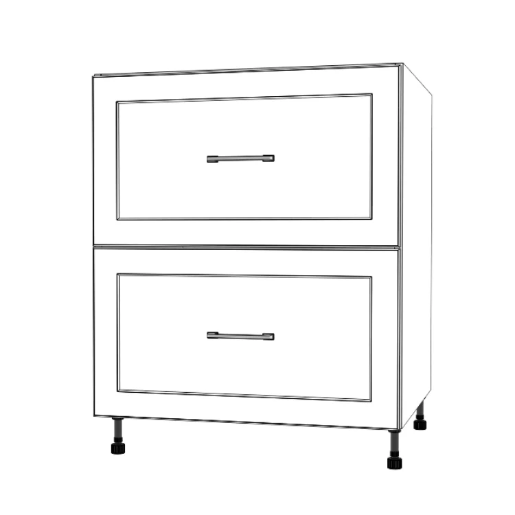 28" Wide Drawer Cabinet - Thermofoil Doors - Image 5