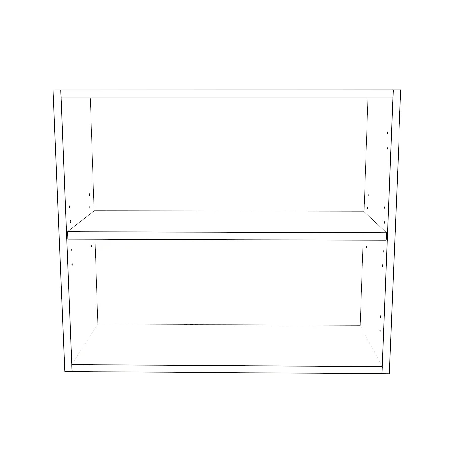 28" Wide x 24" High Wall Cabinet - Painted Doors - Image 2