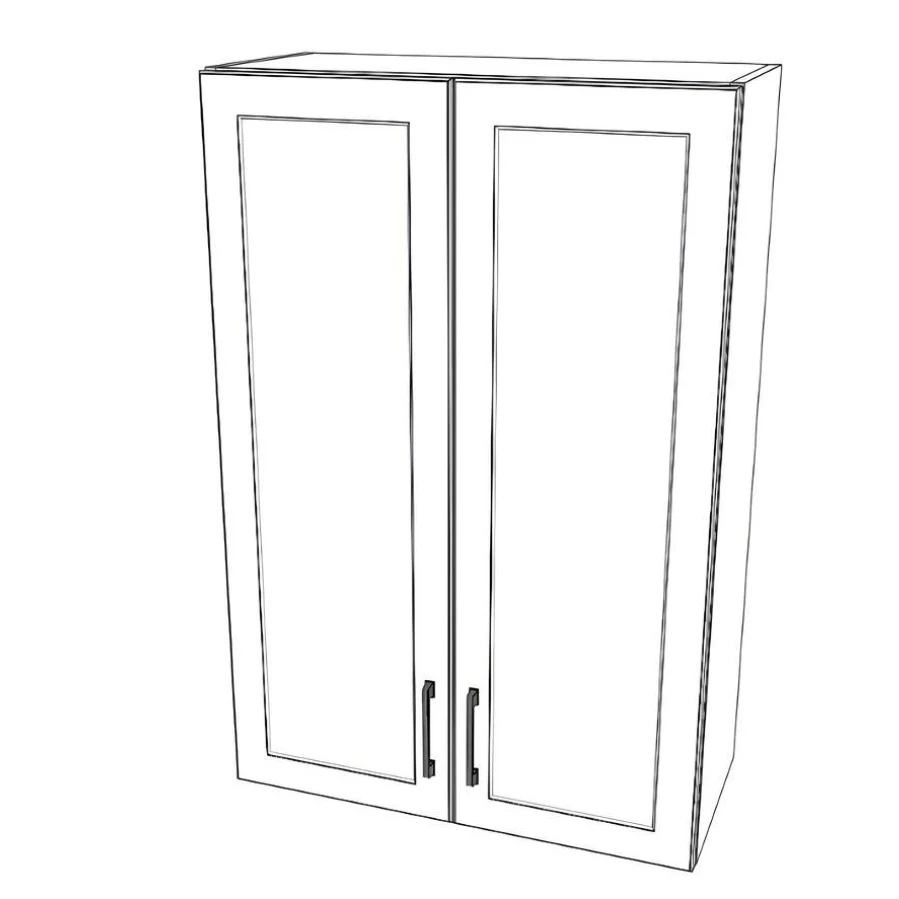 28" Wide x 42" High Wall Cabinet - Thermofoil Doors