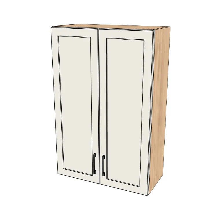 28" Wide x 42" High Wall Cabinet - (Ply Wood Boxes - Thermofoil Doors)
