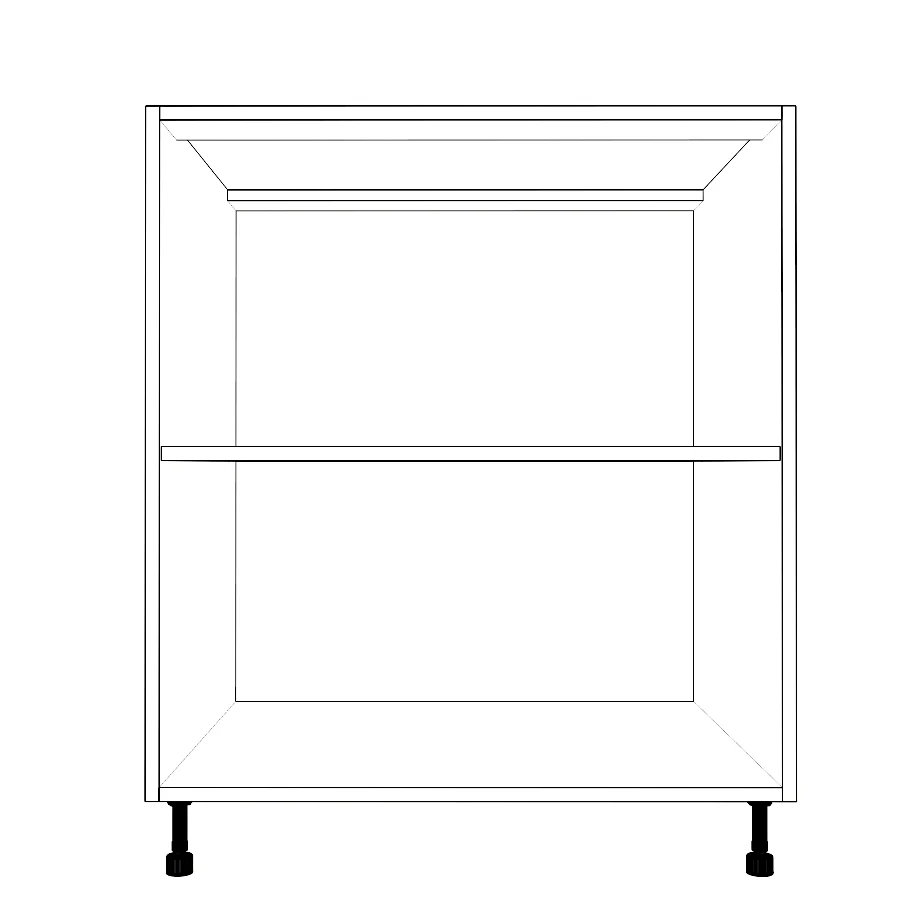 29" Wide Base Cabinet - Thermofoil Doors - Image 2