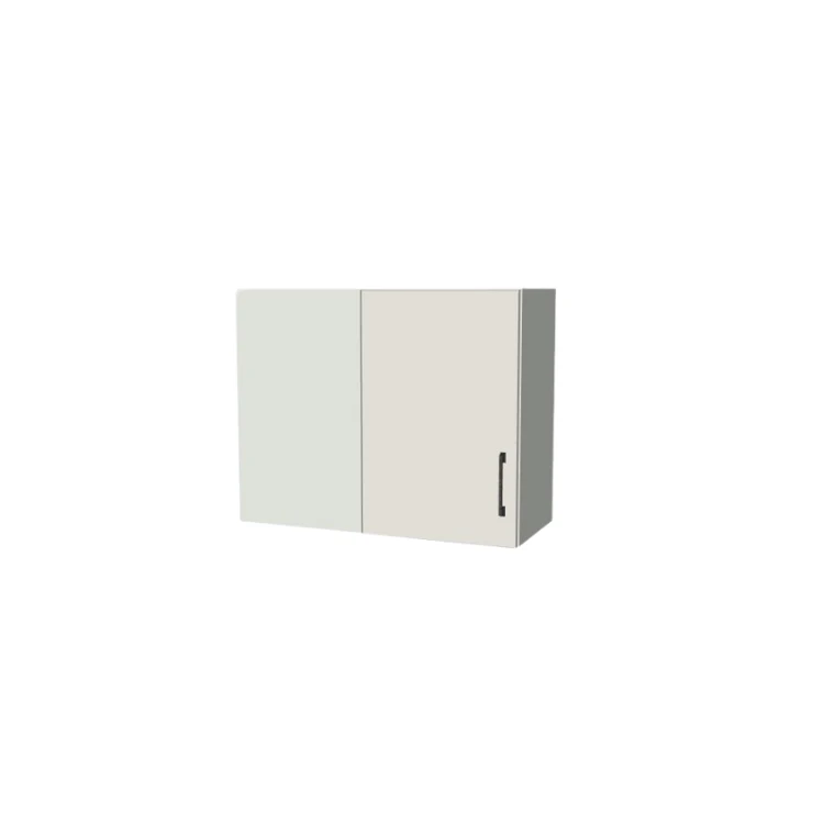 30" Wide 24" High Blind Corner Wall Cabinet - Door on Right/Left Side - (White Melamine Boxes - Flat Panel Doors)