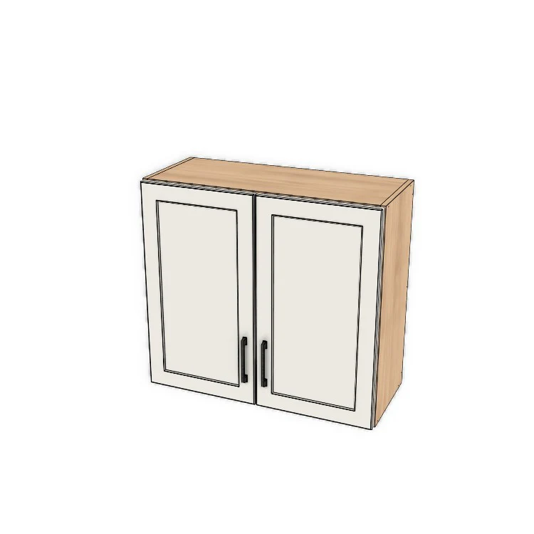 30" Wide x 27" High Fridge/Stove Cabinet - (Ply Wood Boxes - Thermofoil Doors)
