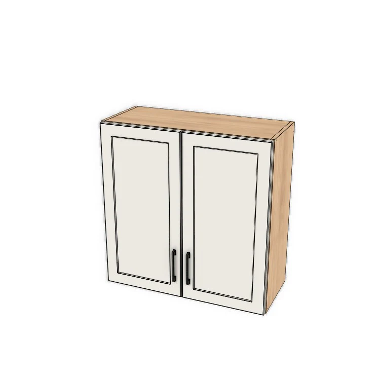 30" Wide x 30" High Fridge/Stove Cabinet - (Ply Wood Boxes - Thermofoil Doors)