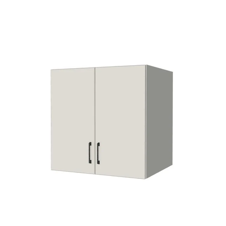 30" Wide x 30" High x 24" Deep Fridge/Stove Cabinet - (White Melamine Boxes - Flat Panel Doors)