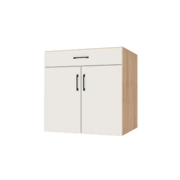 31" Wide Base Cabinet With Drawer On Top - (Ply Wood Boxes - Flat Panel Doors)