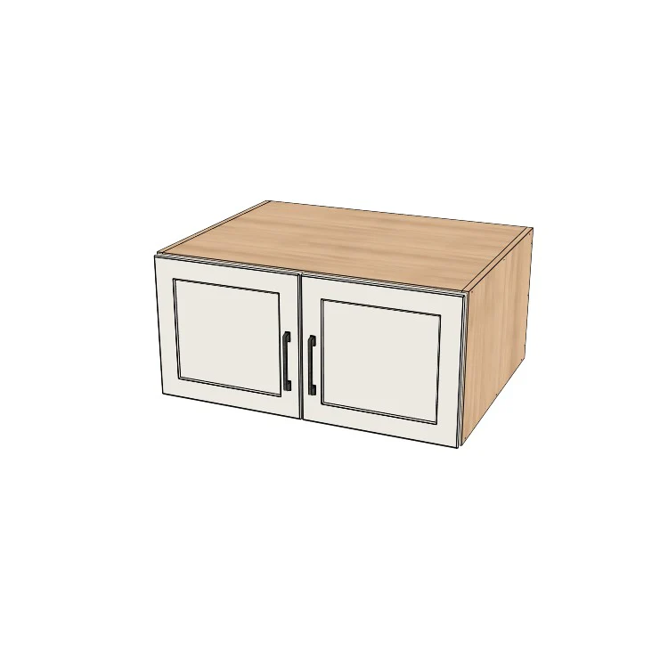 32" Wide x 15" High x 24" Deep Fridge/Stove Cabinet - (Ply Wood Boxes - Painted Doors)
