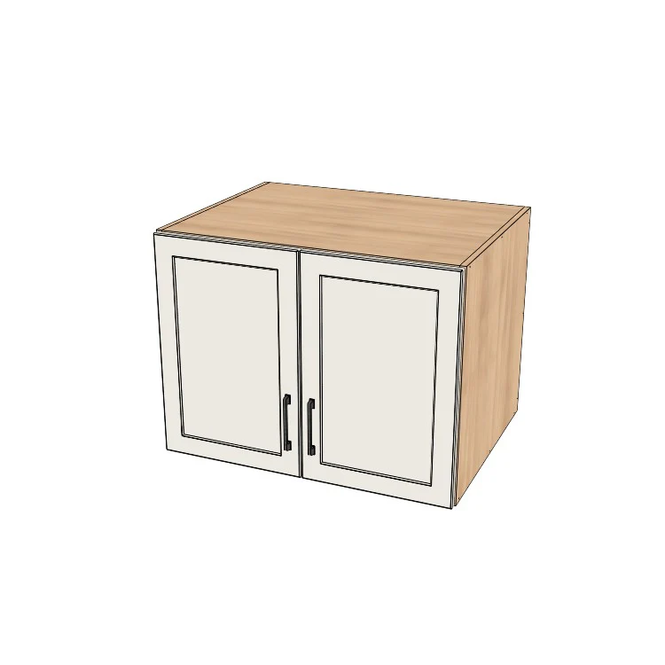 32" Wide x 24" High x 24" Deep Fridge/Stove Cabinet - (Ply Wood Boxes - Thermofoil Doors)
