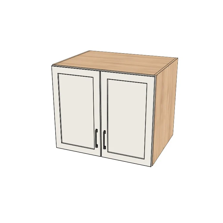 32" Wide x 27" High x 24" Deep Fridge/Stove Cabinet - (Ply Wood Boxes - Thermofoil Doors)