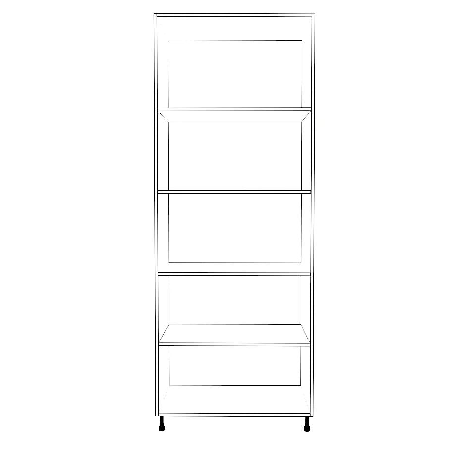 33" Wide Tall Pantry Cabinet - Painted Doors - Image 2