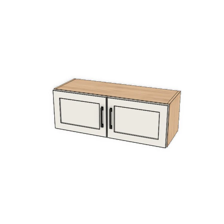 34" Wide x 12" High Fridge/Stove Cabinet - (Ply Wood Boxes - Painted Doors)