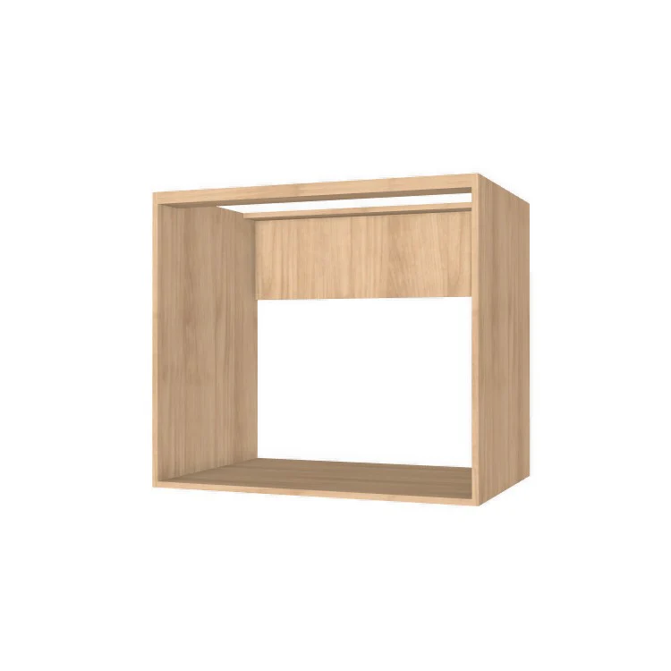 35" Wide Base Cabinet - Sink Cabinet - No Back - (Ply Wood Boxes - Flat Panel Doors) - Image 2