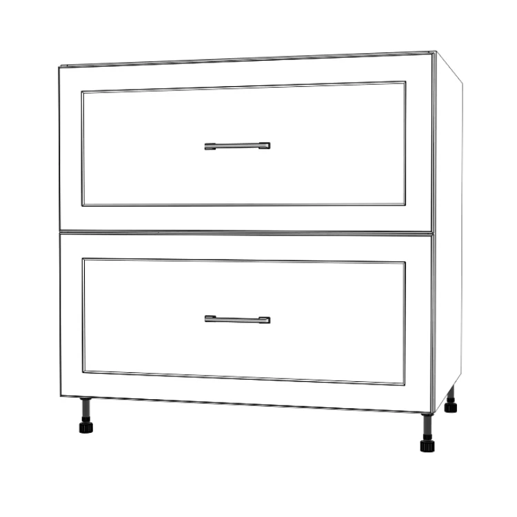 35" Wide Drawer Cabinet - Thermofoil Doors - Image 5