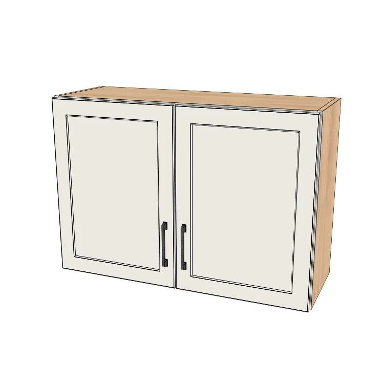 35" Wide x 24" High Wall Cabinet - (Ply Wood Boxes - Thermofoil Doors)
