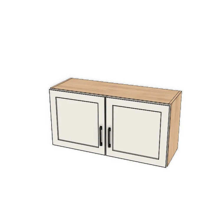36" Wide x 18" High Fridge/Stove Cabinet - (Ply Wood Boxes - Painted Doors)