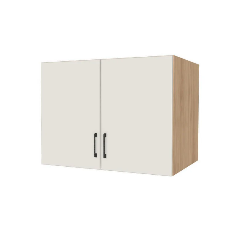 36" Wide x 27" High x 24" Deep Fridge/Stove Cabinet - (Hardrock Maple Melamine Boxes - Flat Panel Doors)