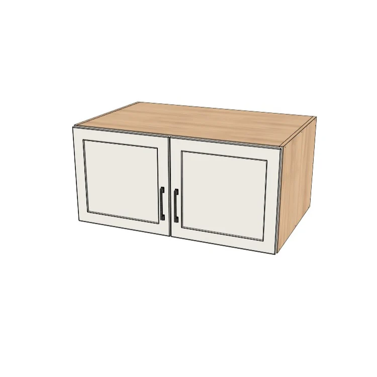 38" Wide x 18" High x 24" Deep Fridge/Stove Cabinet - (Ply Wood Boxes - Painted Doors)