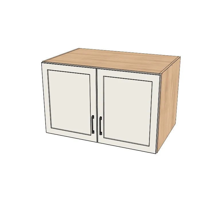 38" Wide x 24" High x 24" Deep Fridge/Stove Cabinet - (Ply Wood Boxes - Thermofoil Doors)