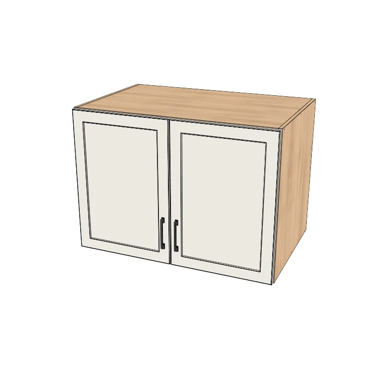 38" Wide x 27" High x 24" Deep Fridge/Stove Cabinet - (Ply Wood Boxes - Thermofoil Doors)