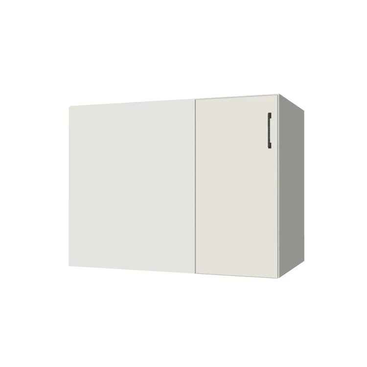 41" Blind Corner Base Cabinet - Door on Right/Left Side - (White Melamine Boxes - Flat Panel Doors) - Image 2