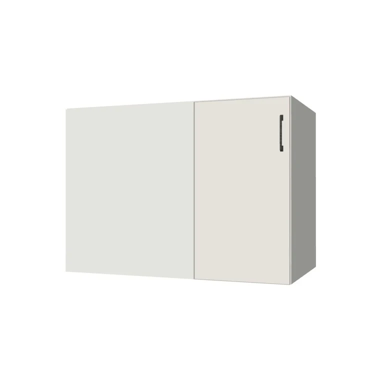 43" Blind Corner Base Cabinet - Door on Right/Left Side - (White Melamine Boxes - Flat Panel Doors) - Image 2