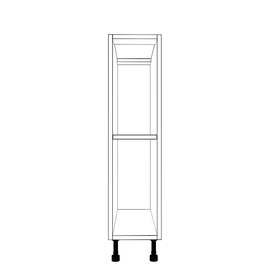 8" Wide Base Cabinet - Thermofoil Doors - Image 2
