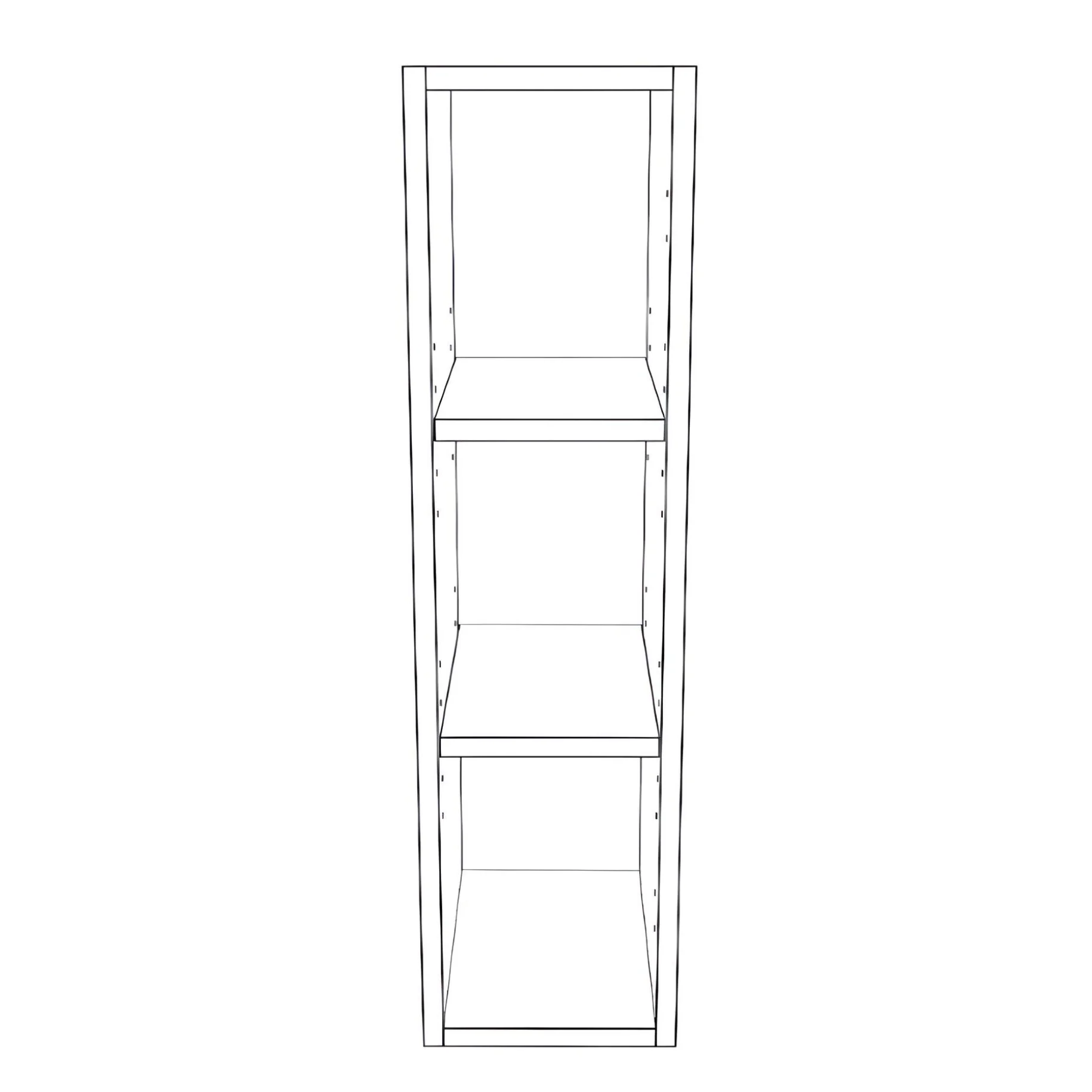 8" Wide x 30" High Wall Cabinet - Thermofoil Doors - Image 2