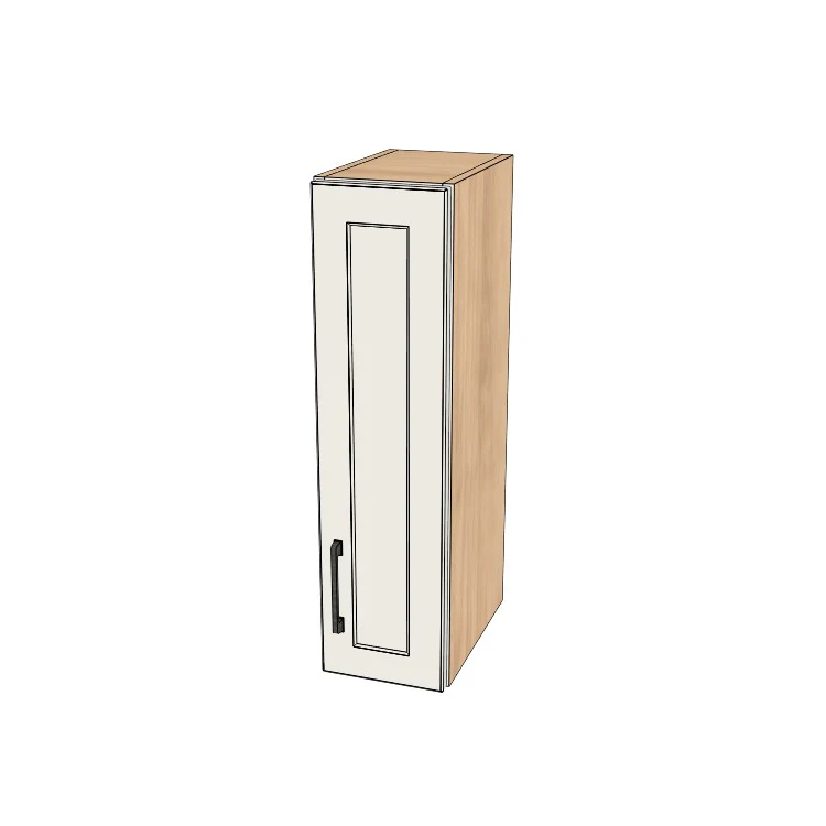 8" Wide x 30" High Wall Cabinet - (Hardrock Maple Melamine Boxes - Thermofoil Doors)