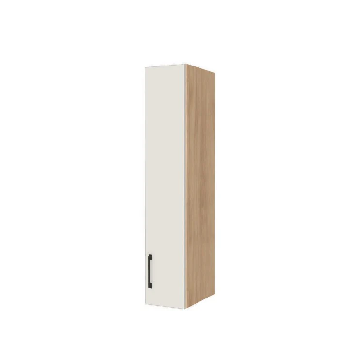 8" Wide x 42" High Wall Cabinet - (Ply Wood Boxes - Flat Panel Doors)