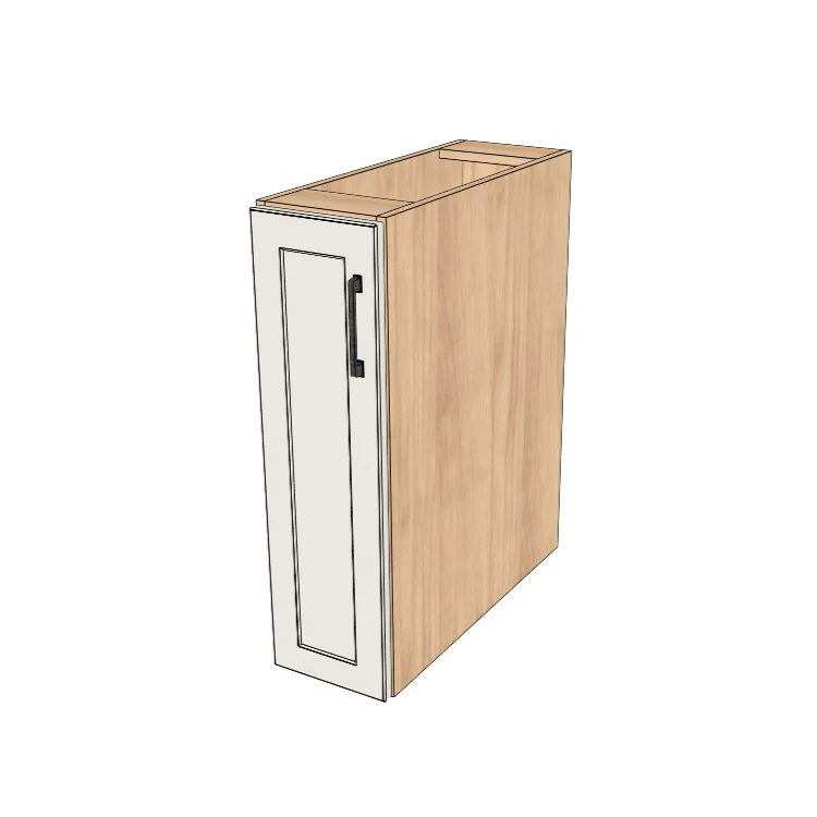 9" Wide Base Cabinet - (Ply Wood Boxes - Thermofoil Doors)