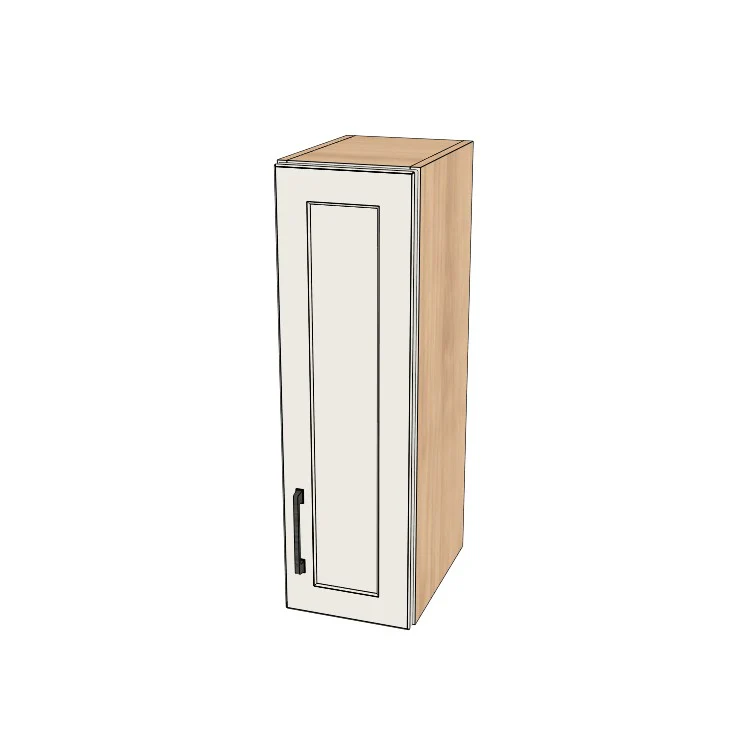 9" Wide x 30" High Wall Cabinet - (Hardrock Maple Melamine Boxes - Thermofoil Doors)