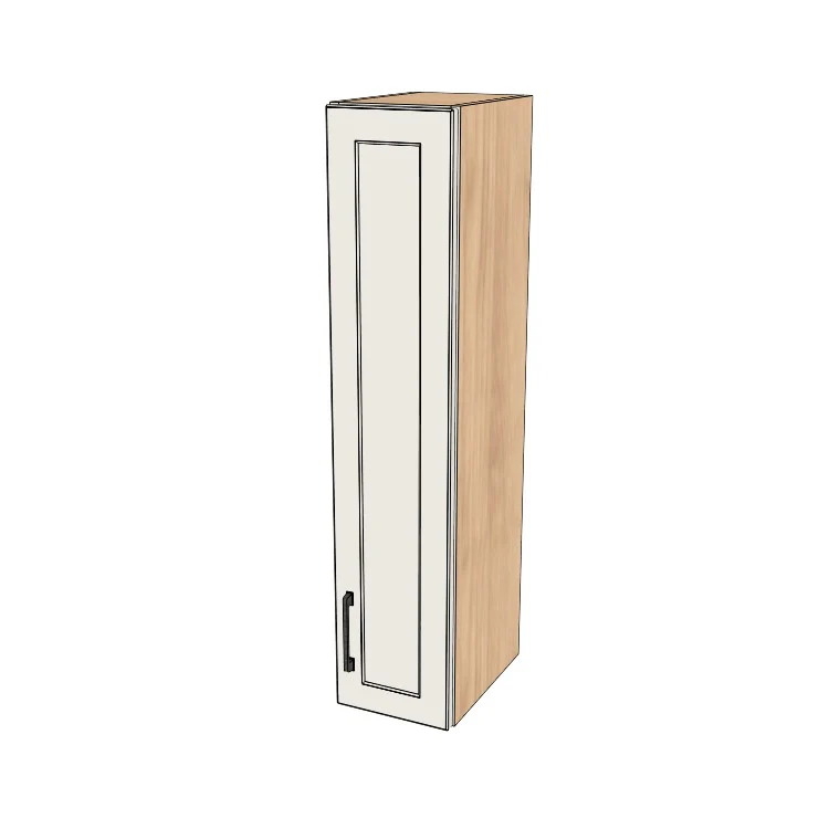9" Wide x 42" High Wall Cabinet - (Ply Wood Boxes - Painted Doors)